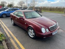 2000 W-REG MERCEDES CLK320 ELEGANCE AUTO COUPE PETROL 3199CC - 69,641 MILES