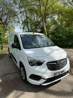 2020 70 VAUXHALL COMBO SPORTIVE LWB PANEL VAN - 82K MILES - EURO 6