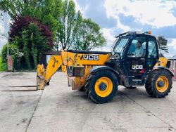 JCB 535-140HI VIZ TELEHANDLER * 14 METERS , YEAR 2015 * C/W PALLET TINES