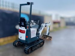 BOBCAT E10Z EXCAVATOR YEAR 2019 733 HOURS EXPANDING UNDERCARRIAGE GOOD TRACKS