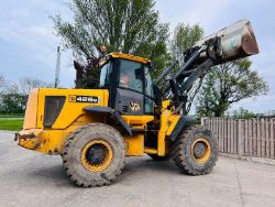 JCB 426EHT 4WD LOADING SHOVEL *YEAR 2009, ROAD REGISTERED* C/W REVERSE CAMERA