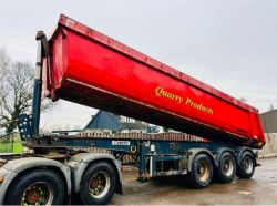 SCHMITZ SK124S TRI AXLE BULK TIPPING TRAILER * YEAR 2008 *