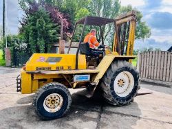 SANDERSON SB55 ROUGH TERRIAN FORKLIFT C/W PALLET TINES