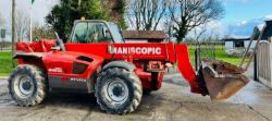 MANITOU MT1335 4WD TELEHANDLER *5235 HOURS* C/W BUCKET AND TINES