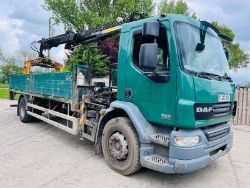 DAF LF55.220 18E 4X2 LORRY C/W TEREX ATALAS 92.2-A11 CRANE & BRICK GRAB