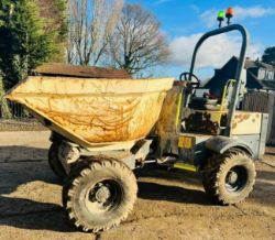TEREX TA3S 4WD SWIVEL TIP DUMPER * YEAR 2013 , ROAD REGISTERED