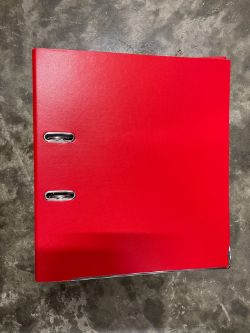 1 PALLET OF RED A4 LEVER ARCH FILES - 50 X 12 ON A PALLET