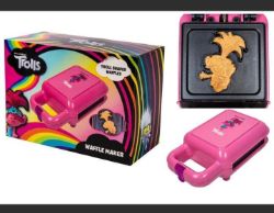 BRAND NEW SEALED 250PCS PER PALLET OF TROLLS WAFFLE MAKERS