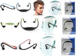 200 X BLUETOOTH SPORTS HEADSET WITH MICROPHONE AND REMOTE - ASSORTED