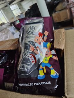 BOX OF 20 FOOTBALL SHIN GUARDS