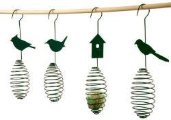 MIX OF 24 BRAND NEW HANGING BIRD FEEDERS
