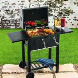 HAIRY BIKERS CHARCOAL BBQ TROLLEY RRP: £299