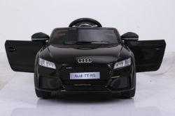 RIDE ON FULLY LICENCED AUDI TT RS 12V WITH PARENTAL REMOTE CONTROL - BLACK