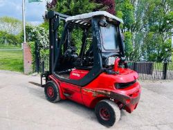 LINDE H20 DIESEL FORKLIFT C/W SIDE SHIFT