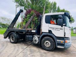 SCANIA P230 4X2 SKIP LORRY * YEAR 2008, MOT'D TILL 31ST DECEMBER 2023