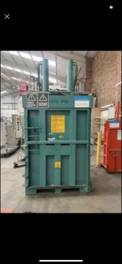 WASTE BALER CARDBOARD PLASTIC AUTO 470