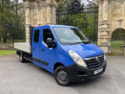 2011 VAUXHALL MOVANO FLATBED F3500 EURO 5 - NEW DISCS & PADS - SCATTOLINI BED, 3.5 T CAPACITY.