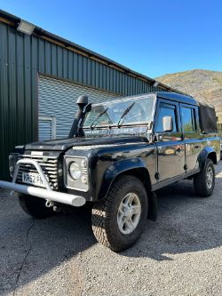 LAND ROVER DEFENDER 110 XS DOUBLE CAB PICKUP WITH CANOPY, 195k miles.