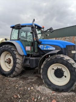 NEW HOLLAND TM175 TRACTOR ,2005 YEAR ,7020 HOURS , FRONT LINKAGE