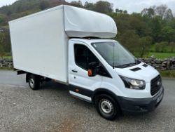 2019 FORD TRANSIT LUTON BOX VAN WITH TAIL LIFT - ONLY 139K MILES