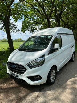 2019 19 FORD TRANSIT CUSTOM L2 H2 PANEL VAN - 79K MILES - AIR CON - ALLOY WHEELS