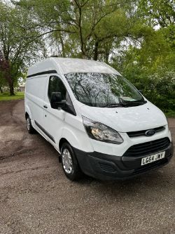 2014 64 FORD TRANSIT CUSTOM L2H2 PANEL VAN - EX BT - 87K FSH