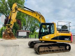 CATERPILLAR 315CL TRACKED EXCAVATOR *7349 HOURS* C/W QUICK HITCH