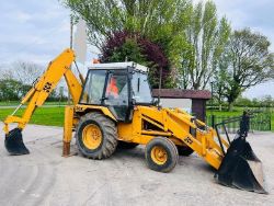 JCB 3CX BACKHOE DIGGER C/W EXTENDING DIG & 4 IN 1 BUCKET