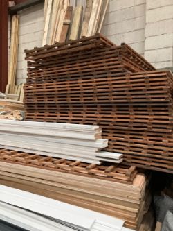 RESERVE REDUCED!! JOBLOT LIQUIDATION OF WOOD & PVC FROM ONLINE BUSINESS - TOTAL COST - £55,277.00