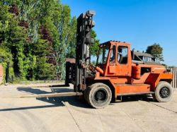 KALMAR LT1571201 DIESEL FORKLIFT * 15 TON LIFT * C/W TINE POSITIONER