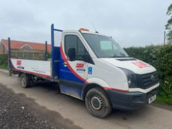 2015 VOLKSWAGEN CRAFTER DROPSIDE PICK UP - 165K MILES