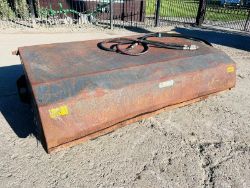 BUCKET BRUSH TO SUIT SKIDSTEER C/W PIPES FOR THIRD SERVICE