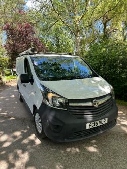2016 16 VAUXHALL VIVARO PANEL VAN - EX BT - 67K MILES - FSH - ROOF RACK