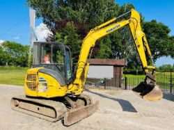 KOMATSU PC50MR-2 TRACKED EXCAVATOR *ZERO SWING* C/W QUICK HITCH