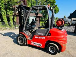 MANITOU MI30G FORKLIFT *YEAR 2013, CONTAINER SPEC, 2731 HOURS* C/W TURN TABLE