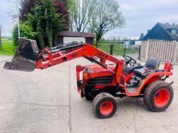 KUBOTA B1610 4WD TRACTOR C/W FRONT LOADER AND BUCKET
