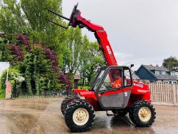 MANITOU MLT626 4WD TELEHANDLER *AG-SPEC* C/W PICK UP HITCH & PALLET TINES