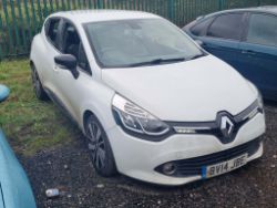 2014 RENAULT CLIO 1.5 DCI DYNAMIQUE S MEDIANAV 5 DOOR HATCHBACK - 98,445 MILES - 1 KEYS