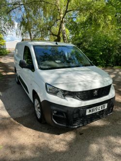 2019 19 PEUGEOT PARNTER L2 PANEL VAN - 92K MILES - TWIN SIDE DOORS - EURO 6
