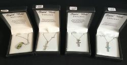 4 X CRYSTAL WORLD NECKLACES