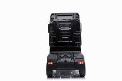RIDE ON FULLY LICENCED MERCEDES BENZ ACTROS TRUCK 24V COMPLETE WITH OFFICIAL TRAILER - BLACK