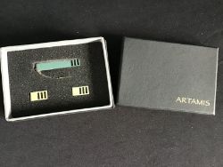 ARTAMIS CUFFLINK AND TIE PIN SET