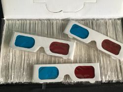 A BOXOF 3D GLASSES