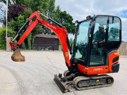 KUBOTA KX016-4 EXCAVATOR *YEAR 2013, 2133 HOURS* C/W EXPANDING TRACKS