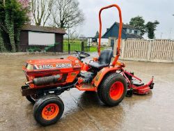 KUBOTA B1550 COMPACT TRACTOR C/W ROLE BAR AND TOPPER