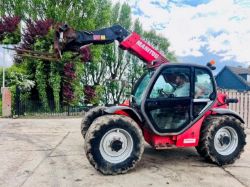 MANITOU MLT630 TURBO 4WD TELEHANDLER * AG-SPEC * C/W PICK UP HITCH