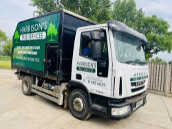 IVECO 75E16 4X2 TIPPER LORRY *YEAR 2009* C/W WOOD CHIPPER BOX BODY