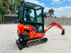 KUBOTA KX016-4 EXCAVATOR *YEAR 2013, 1844 HOURS* C/W EXPANDING TRACKS