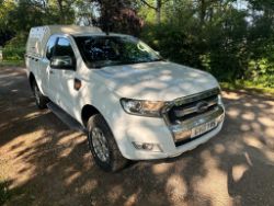 2017 17 FORD RANGER SUPER CAB PICK UP - 139K MILES - EURO 6 - AIR CON - ALLOY WHEELS
