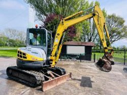NEW HOLLAND E50-2C EXCAVATOR *ZERO SWING , YEAR 2010* C/W QUICK HITCH